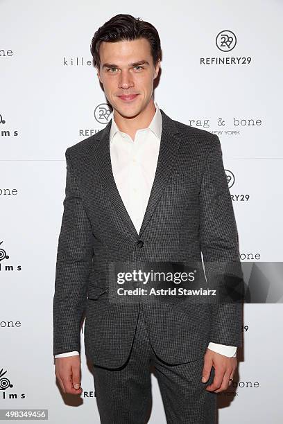 Actor Finn Wittrock attends Killer Films' 20th Anniversary Celebration, presented by Refinery29 in partnership with Rag & Bone, at The Django at the...