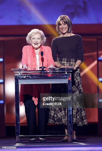 Betty White and Wendy Malick onstage at the second annual THE ALL-STAR DOG RESCUE CELEBRATION, a one-of-a-kind event celebrating Americas rescue...