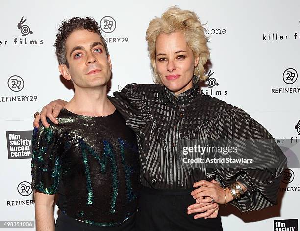 Jack Ferver and actress Parker Posey attend Killer Films' 20th Anniversary Celebration, presented by Refinery29 in partnership with Rag & Bone, at...