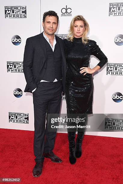 Actor Jeremy Sisto and Addie Lane attend the 2015 American Music Awards at Microsoft Theater on November 22, 2015 in Los Angeles, California.