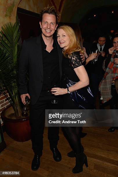 Nathan Coyle and actress Patricia Clarkson attend Killer Films' 20th Anniversary Celebration, presented by Refinery29 in partnership with Rag & Bone,...