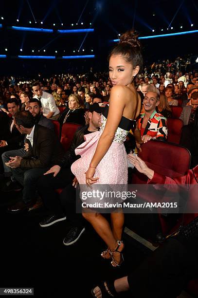 Ariana Grande attends the 2015 American Music Awards at Microsoft Theater on November 22, 2015 in Los Angeles, California.