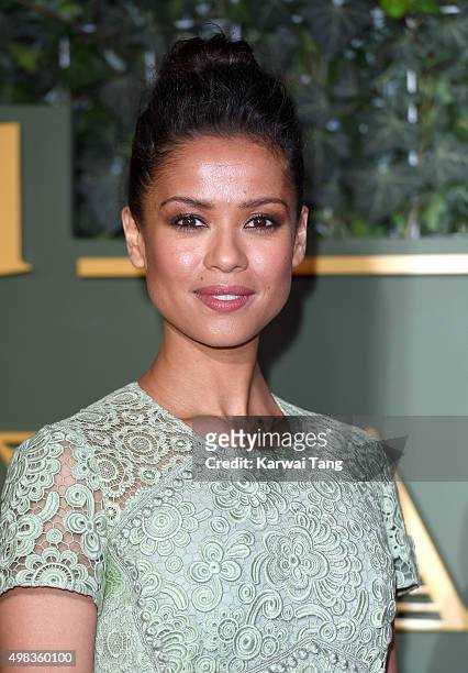Gugu Mbatha-Raw attends the Evening Standard Theatre Awards at The Old Vic Theatre on November 22, 2015 in London, England.