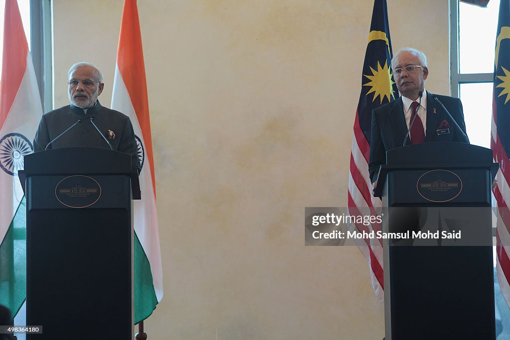 India's Prime Minister Narendra Modi Starts His First Official Visit To Malaysia