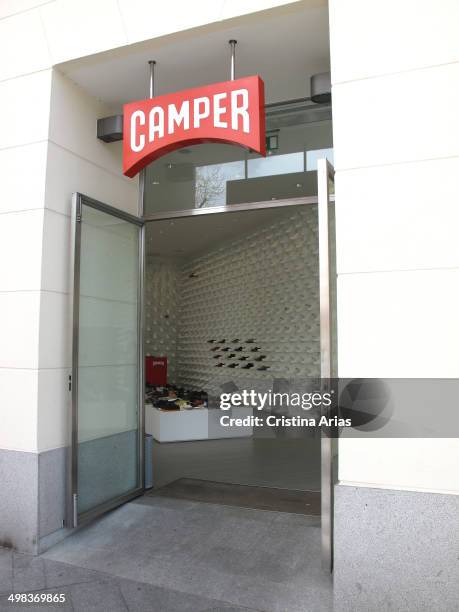 Shop of Camper the shoes Spanish company, Serrano street in the Salanca District of Madrid, Spain.