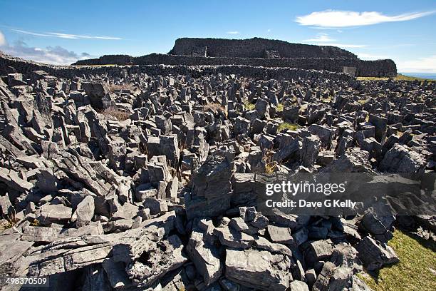 dun aengus fort - dun aengus 個照片及圖片檔