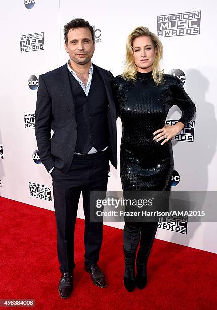 Actor Jeremy Sisto and Addie Lane attend the 2015 American Music Awards at Microsoft Theater on November 22, 2015 in Los Angeles, California.