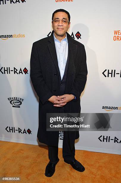 Harry Lennix attends the world premiere of "Chi-Raq" at The Chicago Theatre on November 22, 2015 in Chicago, Illinois.