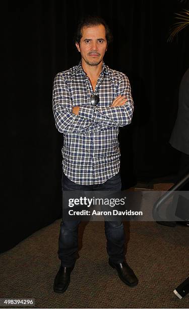 John Leguizamo attends Miami Book Fair 2015 to discuss book at Miami Dade College on November 22, 2015 in Miami, Florida.