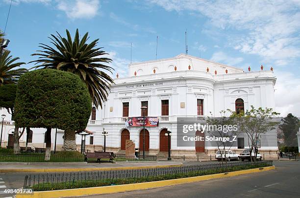 teatro gran mariscal de ayacucho in sucre - sucre stock pictures, royalty-free photos & images