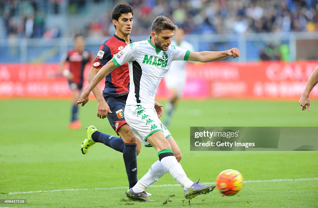 Genoa CFC v US Sassuolo Calcio - Serie A