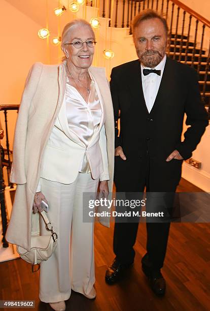 Vanessa Redgrave and Franco Nero attend a champagne reception ahead of The London Evening Standard Theatre Awards in partnership with The Ivy at The...