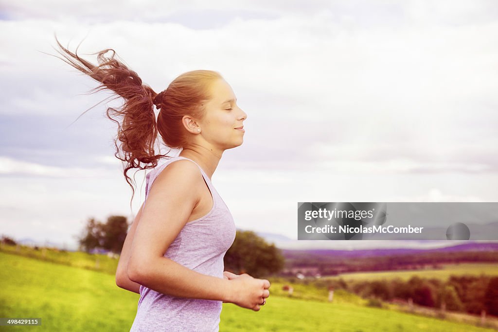 Teenage girl enjoying her Summer freedom
