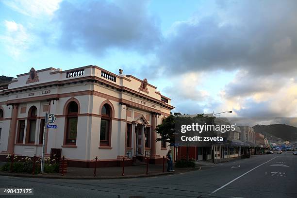 new zealand's cities & landmarks - グレイマウス ストックフォトと画像