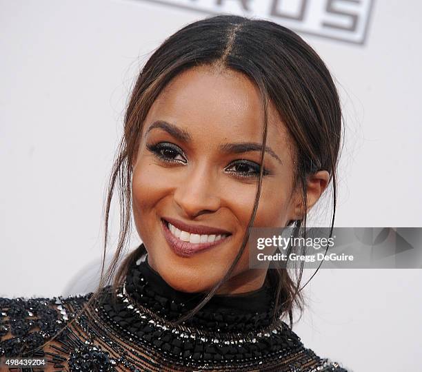 Singer Ciara arrives at the 2015 American Music Awards at Microsoft Theater on November 22, 2015 in Los Angeles, California.