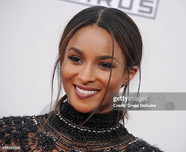 Singer Ciara arrives at the 2015 American Music Awards at Microsoft Theater on November 22, 2015 in Los Angeles, California.