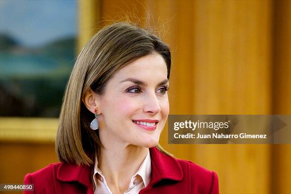 Queen Letizia of Spain Attend Audiences at Zarzuela Palace Queen Letizia of Spain Attend Audiences at Zarzuela Palace