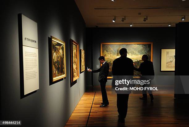 General view of the DBS gallery 2 during the opening of the newly restored National Gallery, formerly the City Hall and High Court building, in...