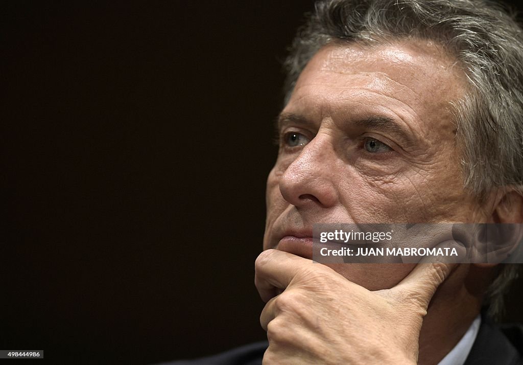 ARGENTINA-ELECTION-AFTERMATH-MACRI-PRESSER