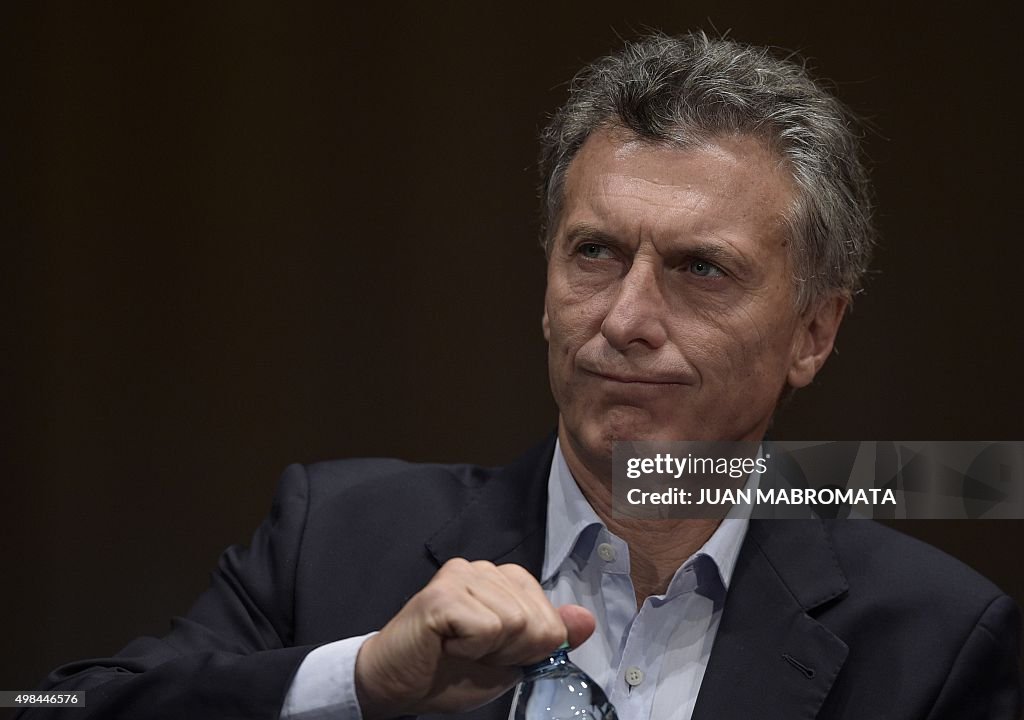 ARGENTINA-ELECTION-AFTERMATH-MACRI-PRESSER