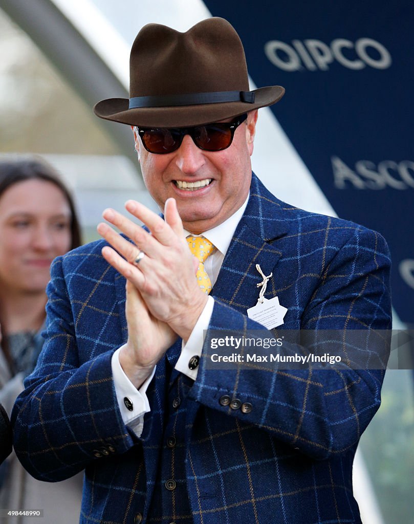 Rich Ricci Suspenders Rich Ricci attends the prize giving after his horse 'Vautour' won the ...