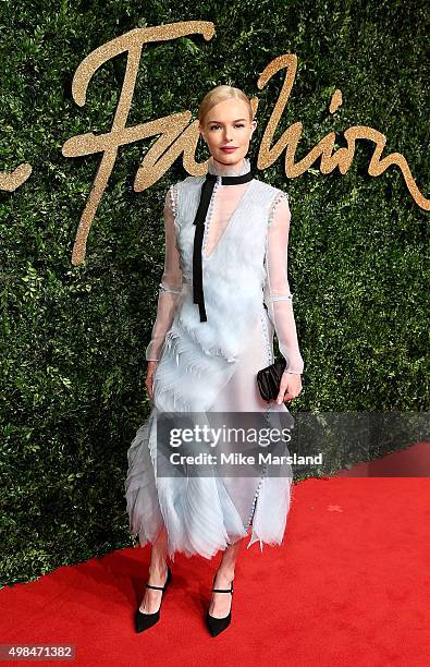 Kate Bosworth attends the British Fashion Awards 2015 at London Coliseum on November 23, 2015 in London, England.