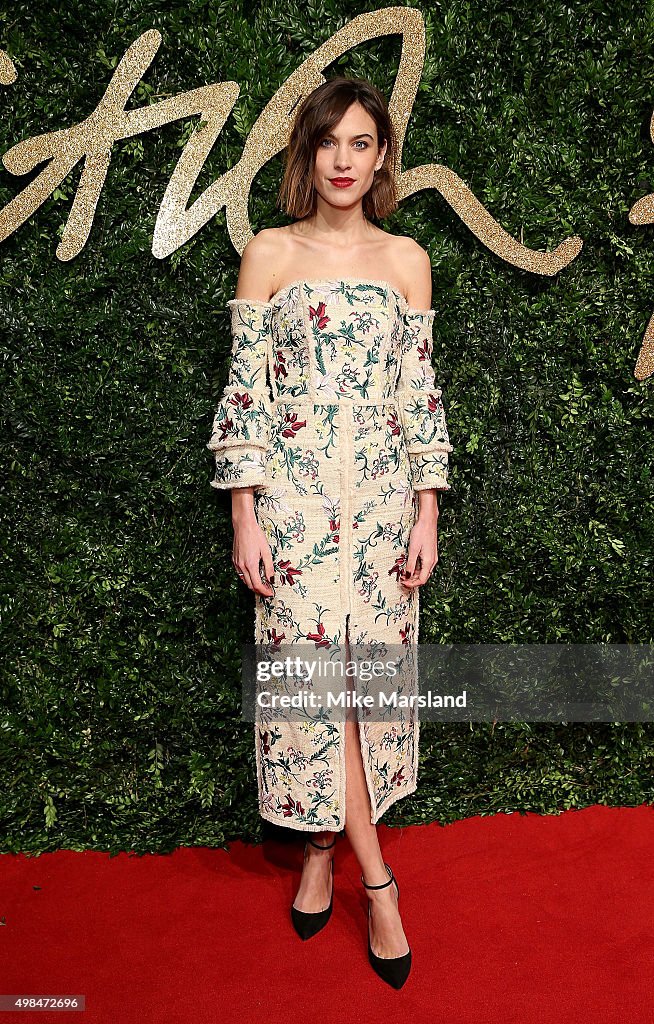 British Fashion Awards 2015 - Red Carpet Arrivals