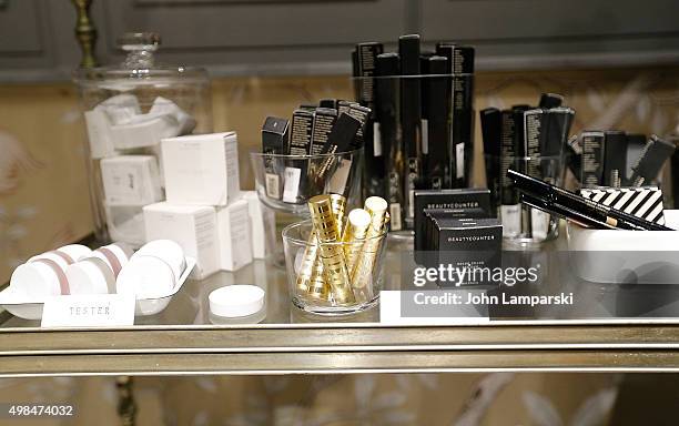 Views of the Goop Market Pop-Up store opening at Time Warner Center on November 23, 2015 in New York City.