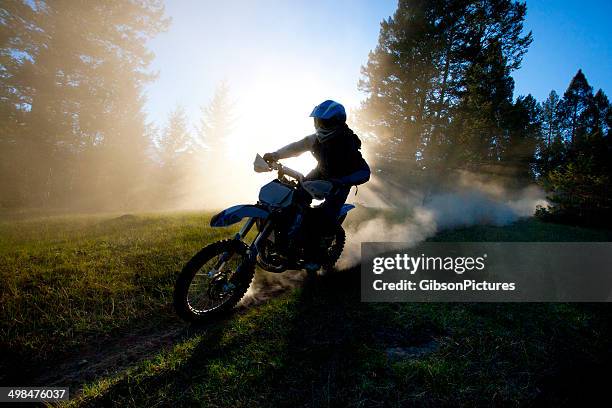 motocross dirt bike trail rider - scrambling stock pictures, royalty-free photos & images