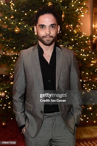 Actor Reece Ritchie attend the National Youth Theatre fundraiser at Bloomsbury Hotel on November 23, 2015 in London, England.