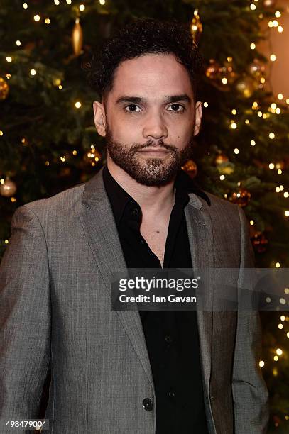 Actor Reece Ritchie attend the National Youth Theatre fundraiser at Bloomsbury Hotel on November 23, 2015 in London, England.