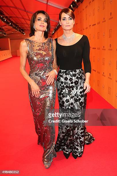 Gerit Kling and her sister Anja Kling during the Bambi Awards 2015 at Stage Theater on November 12, 2015 in Berlin, Germany.