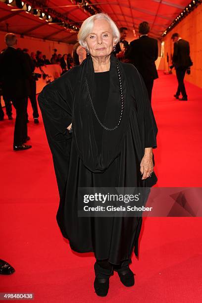 Ruth Maria Kubitschek during the Bambi Awards 2015 at Stage Theater on November 12, 2015 in Berlin, Germany.