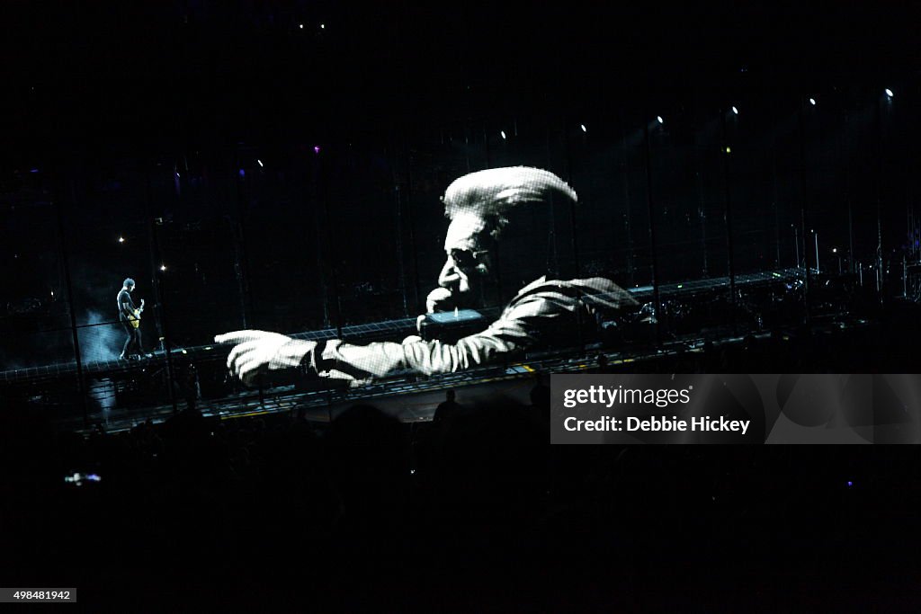 U2 Perform At The 3 Arena