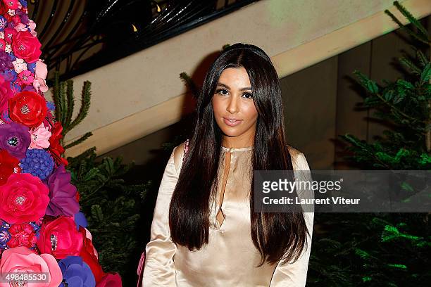 Madja Magui Sakho attends 20th edition of ' Les Sapins de Noel des Createurs' - Designer's Christmas Trees Auction to benefit Avec Foundation at...