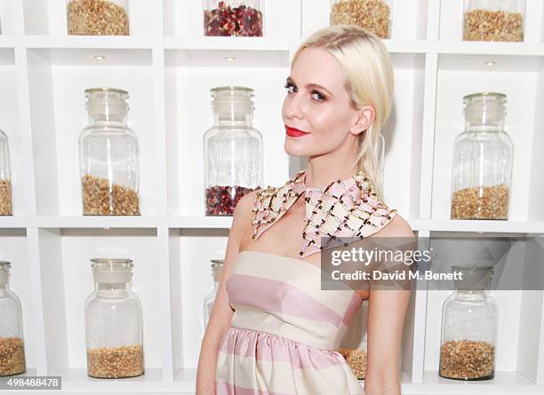 Poppy Delevingne attends the British Fashion Awards official afterparty hosted by St Martins Lane and sponsored by Ciroc Vodka at St Martins Lane on...