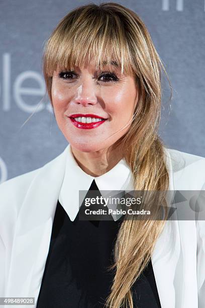 Raquel Merono attends 'Invisibles' charity premiere at the Callao City Lights Cinema on November 23, 2015 in Madrid, Spain.