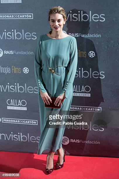 Norma Ruiz attends 'Invisibles' charity premiere at the Callao City Lights Cinema on November 23, 2015 in Madrid, Spain.