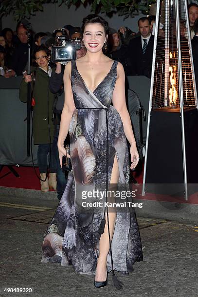 Daisy Lowe attends the British Fashion Awards 2015 at London Coliseum on November 23, 2015 in London, England.