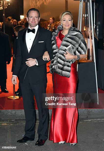 Nadja Swarovski and Rupert Adams attend the British Fashion Awards 2015 at London Coliseum on November 23, 2015 in London, England.