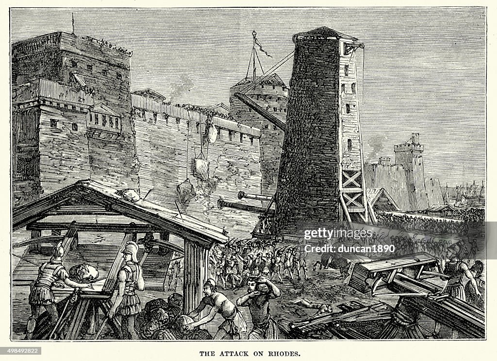 古代ギリシャ-包囲ローデス(305 BC