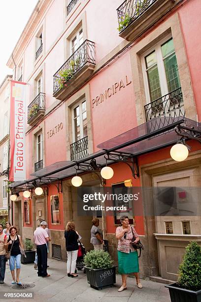 principal theatre in ourense, galicia, spain. - ourense 個照片及圖片檔