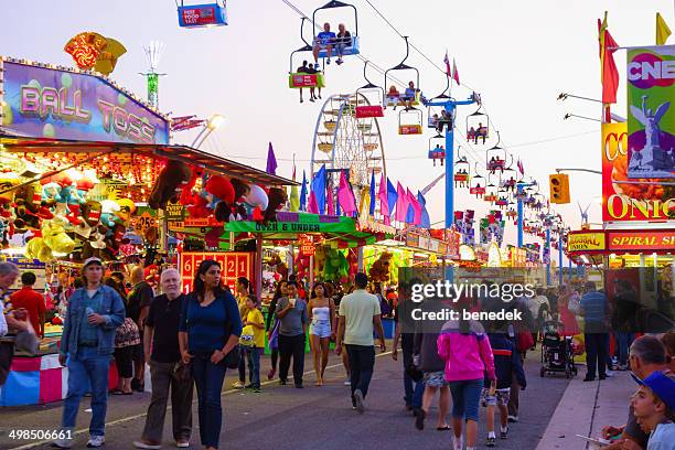 canadian national exhibition, cne, toronto - canadian national exhibition stock pictures, royalty-free photos & images