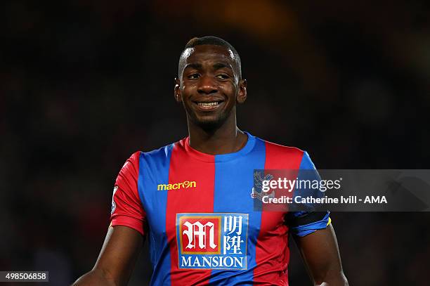 Yannick Bolaise of Crystal Palace during the Barclays Premier League match between Crystal Palace and Sunderland at Selhurst Park on November 23,...