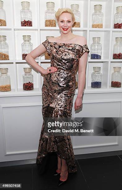 Gwendoline Christie attends the British Fashion Awards official afterparty hosted by St Martins Lane and sponsored by Ciroc Vodka at St Martins Lane...