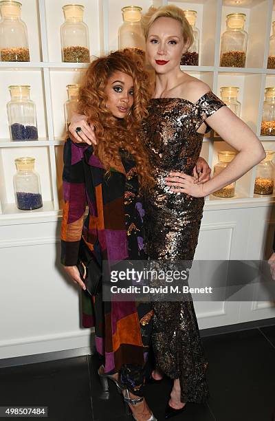 Jillian Hervey and Gwendoline Christie attend the British Fashion Awards official afterparty hosted by St Martins Lane and sponsored by Ciroc Vodka...