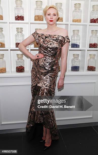 Gwendoline Christie attends the British Fashion Awards official afterparty hosted by St Martins Lane and sponsored by Ciroc Vodka at St Martins Lane...