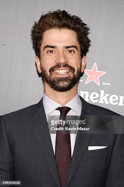 Actor Hamish Linklater attends the premiere of "The Big Short" at Ziegfeld Theatre on November 23, 2015 in New York City.