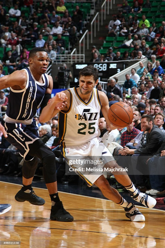 Oklahoma City Thunder v Utah Jazz