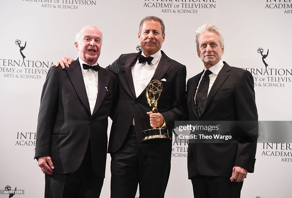 43rd International Emmy Awards - Press Room